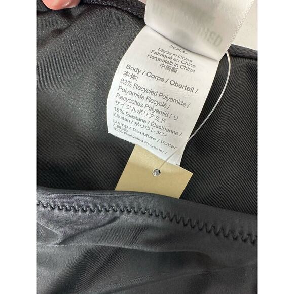 NWT J Crew Womems O Ring Curved Waist String Bikini Bottom XXL Cheeky Black - Picture 9 of 9